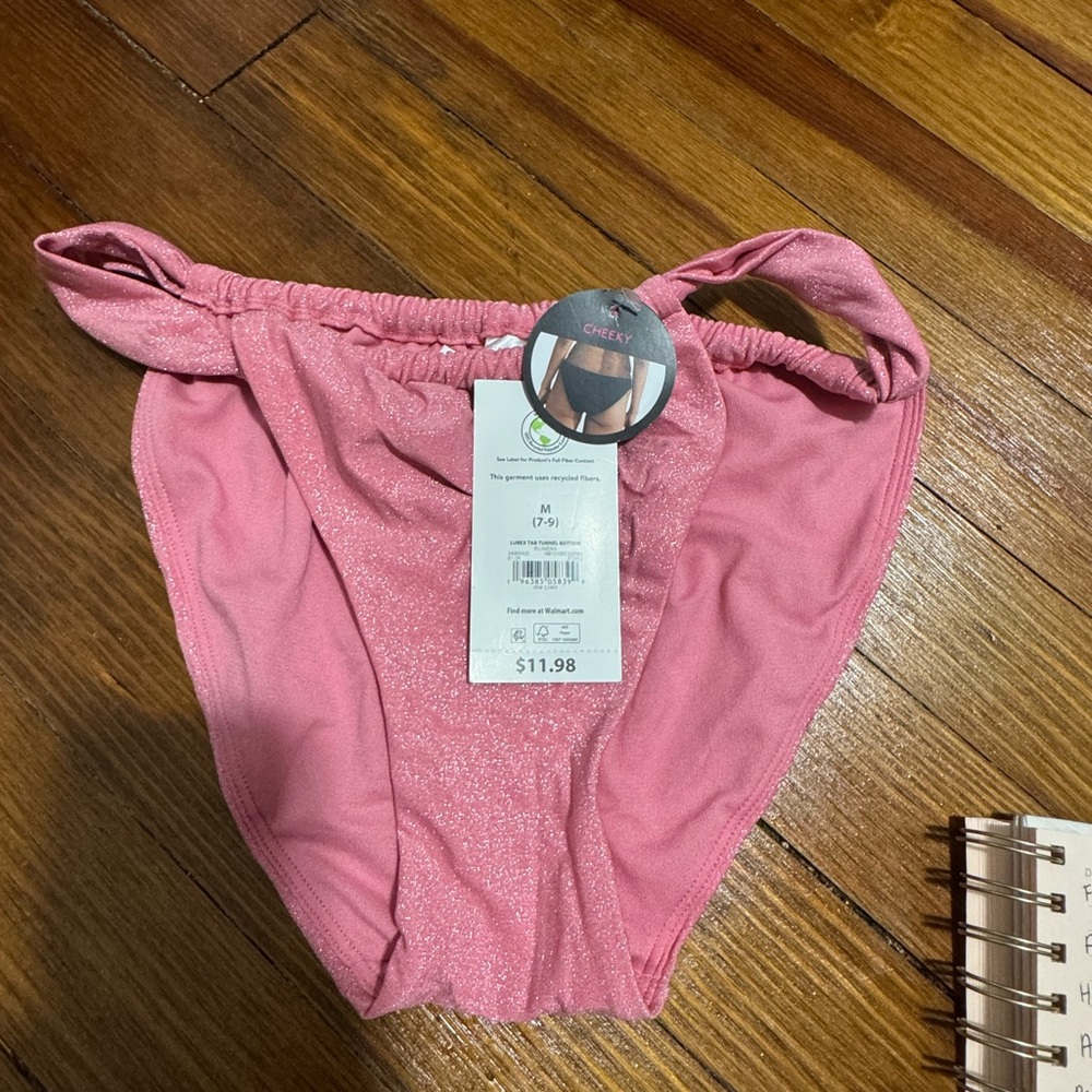 Pink Sparkle Bikini Bottoms